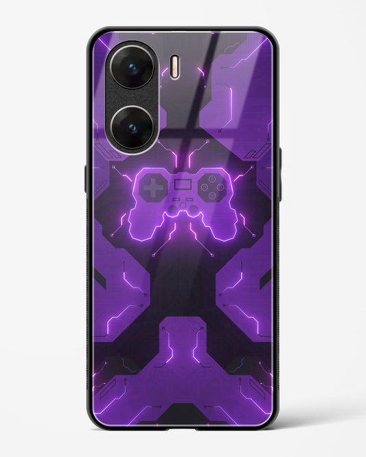 Violet Vortex - Vivo V29e Glass Gripper Case