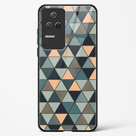 Triangle Mosaic - Redmi K50 Glass Gripper Case