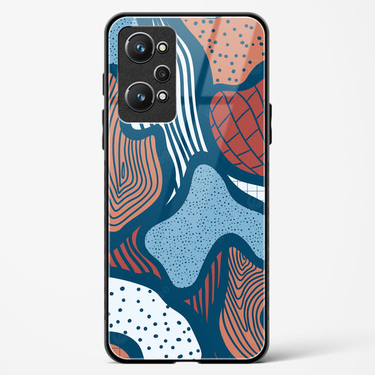 Doodle Waves - Realme GT Neo 2 Glass Gripper Case