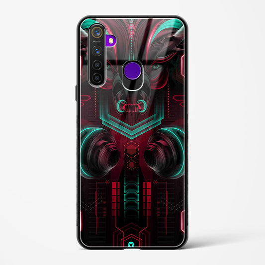 cyber bull - Realme 5 Pro Glass Gripper Case