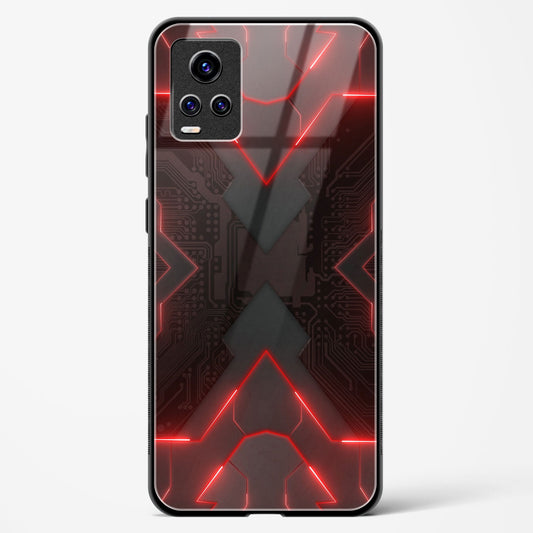 Red Horizon - Vivo V20 Pro Glass Gripper Case