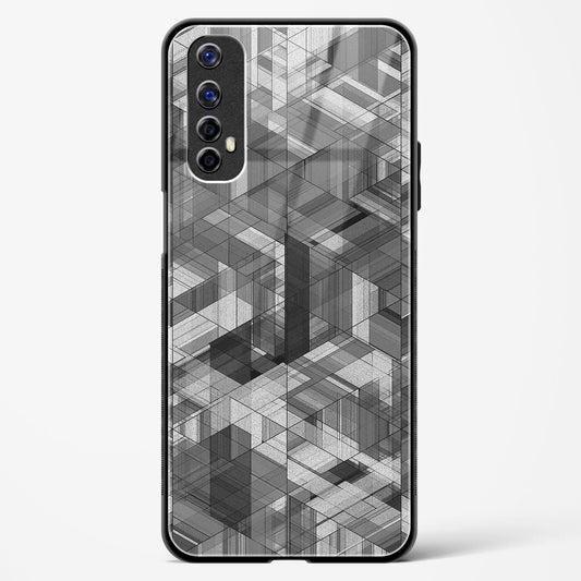 Black Diamond Grid - Realme Narzo 20 Pro Glass Gripper Case