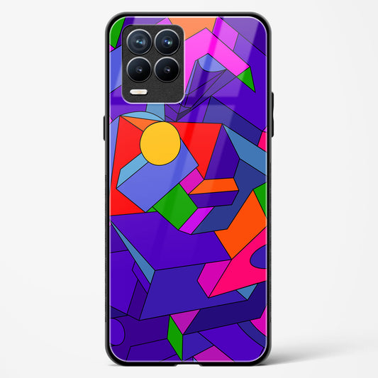 Geometric Chroma  - Realme 8 Pro Glass Gripper Case