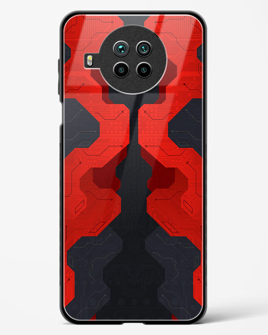 Crimson Fury - Mi 10i Glass Gripper Case