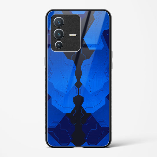 Blue Blitz - Vivo V23 Pro Glass Gripper Case