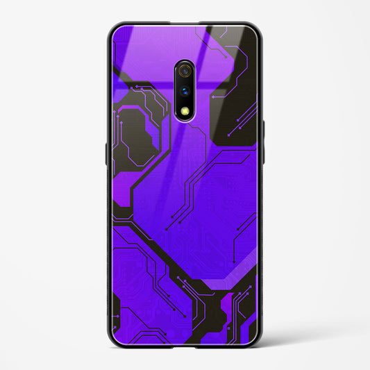 Purple Pulse - Oppo K3 Glass Gripper Case