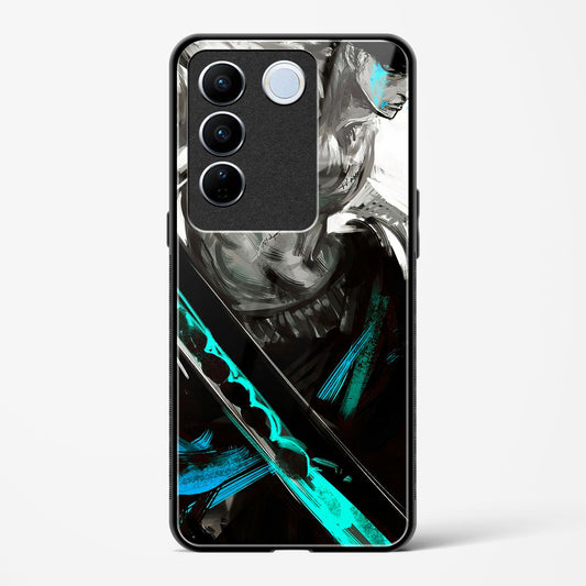 Onyx Blade - Vivo V27 Glass Gripper Case