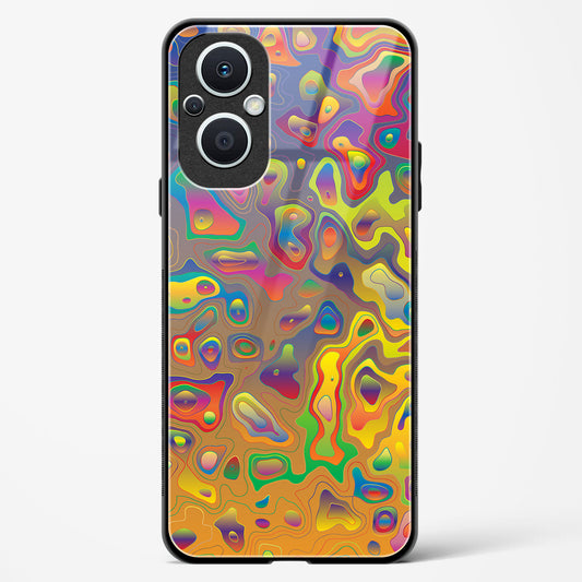 Contour Map - Oppo F21s Pro 5G Glass Gripper Case