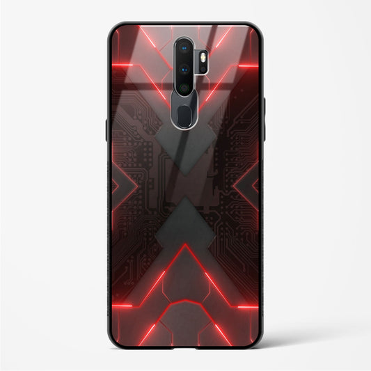 Red Horizon - Oppo A11x Glass Gripper Case