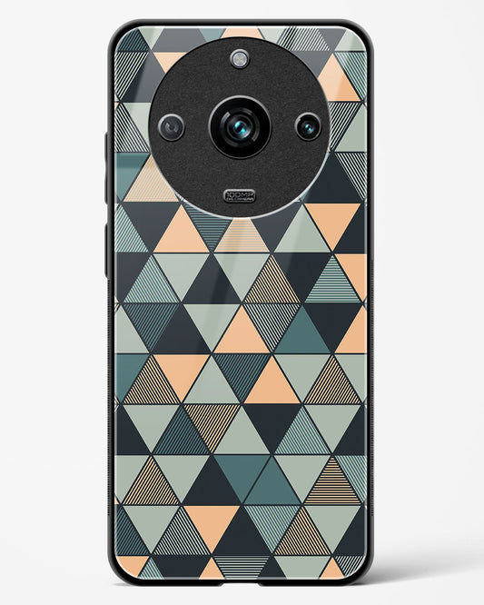 Triangle Mosaic - Realme Narzo 60 5G Glass Gripper Case