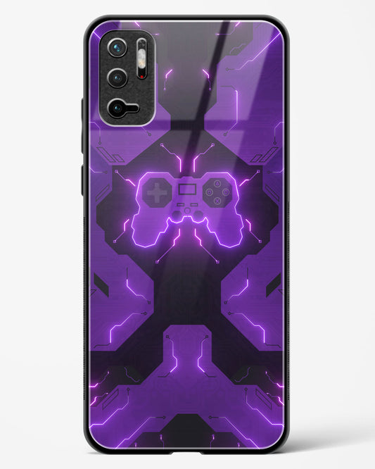 Violet Vortex - POCO M3 Pro Glass Gripper Case