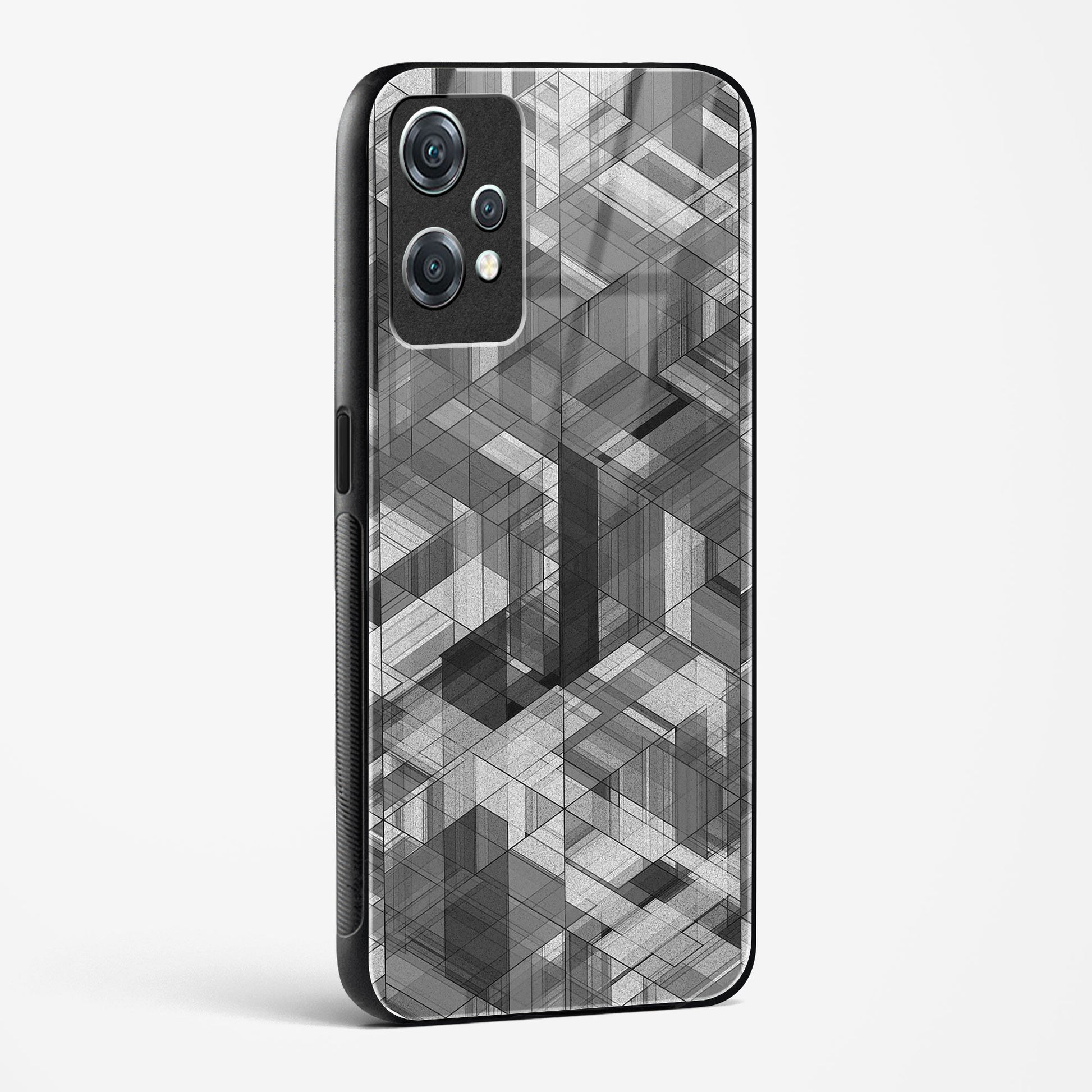 Black Diamond Grid OnePlus OnePlus Nord CE 2 Lite 5G Glass Gripper Case