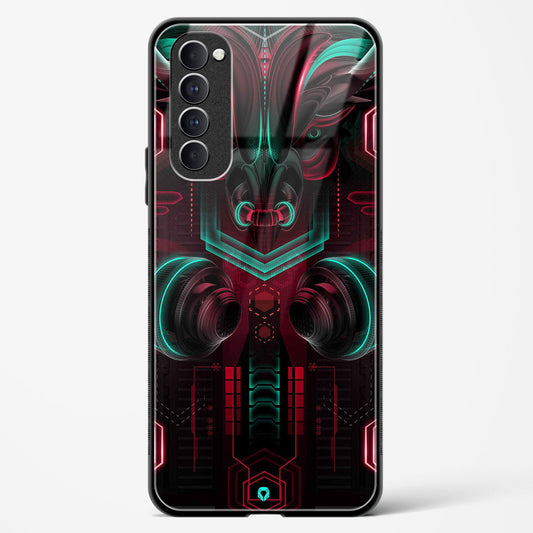 cyber bull - Oppo Reno 4 Pro Glass Gripper Case