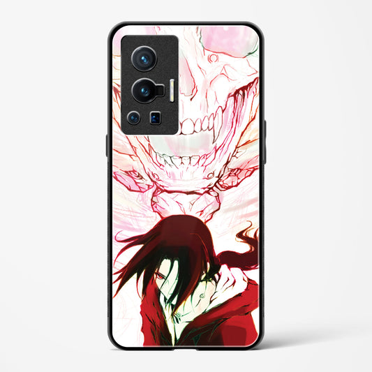 Crimson Gaze - Vivo X70 Pro Glass Gripper Case