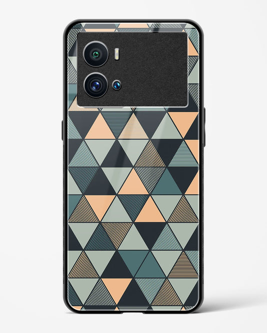 Triangle Mosaic - Vivo iQOO9 Pro 5G Glass Gripper Case