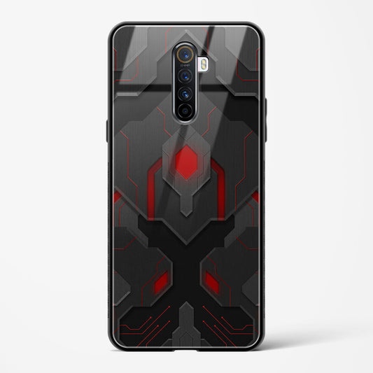 Obsidian Inferno - Oppo Reno Ace Glass Gripper Case