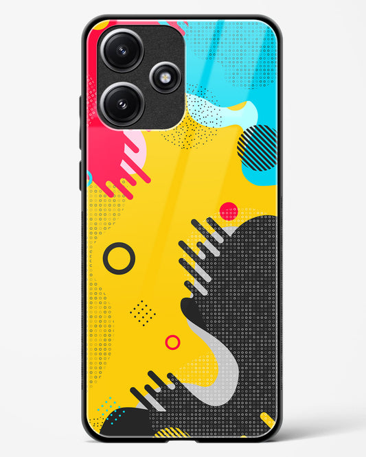 Boho Abstract - POCO M6 Pro 5G Glass Gripper Case