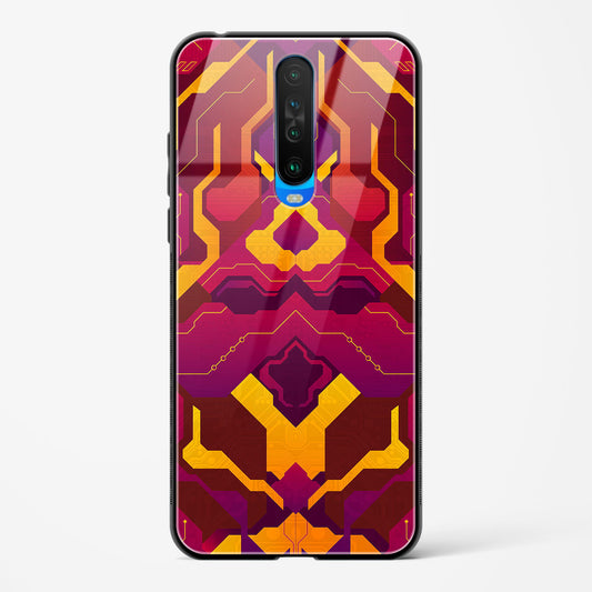 Pink Fusion - POCO X2 Glass Gripper Case