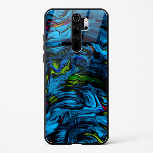 Aquatic Blue - Redmi Note 8 Pro Glass Gripper Case