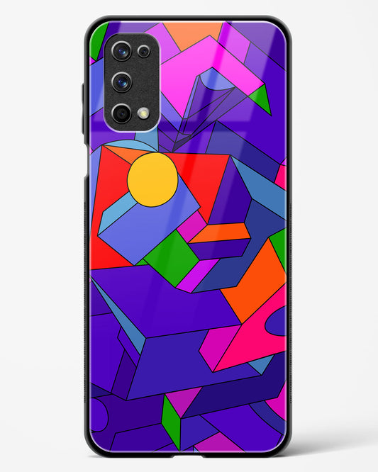 Geometric Chroma - Realme X7 Pro Glass Gripper Case