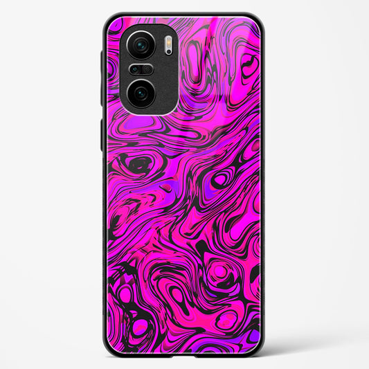 Colourful Liquid Vector - POCO F3 Glass Gripper Case