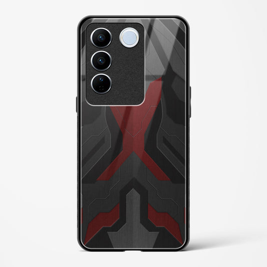 Ruby Rampage - Vivo V27 Glass Gripper Case