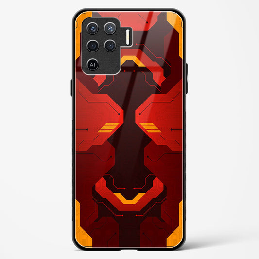 Flame Fusion - Oppo F19 Pro Glass Gripper Case