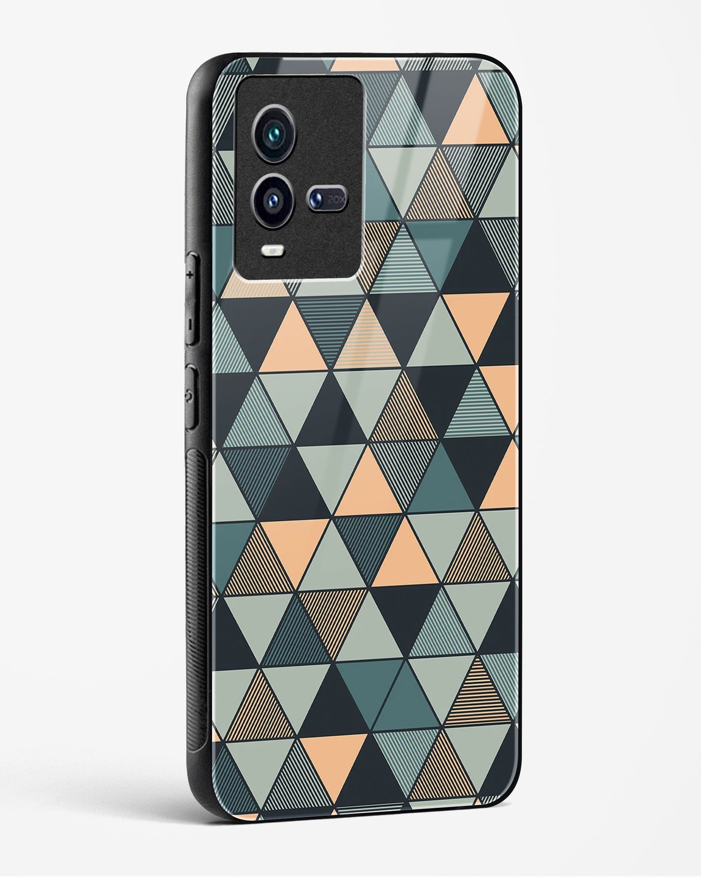 Triangle Mosaic - Vivo iQOO9T 5G Glass Gripper Case