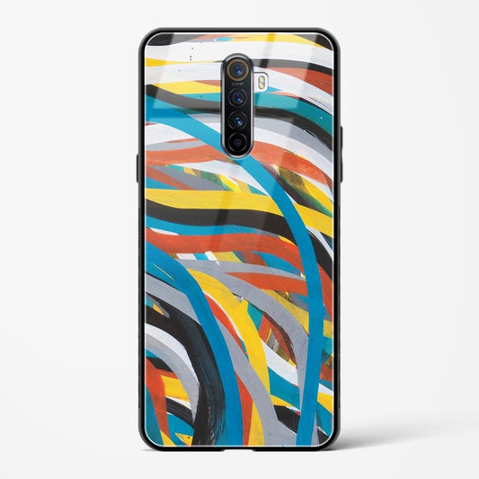 colorful stroke pattern - Oppo Reno Ace Glass Gripper Case