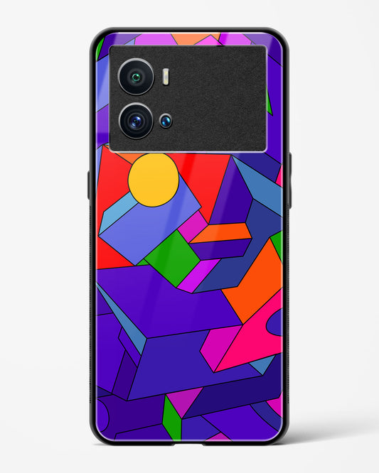 Geometric Chroma - Vivo iQOO9 Pro 5G Glass Gripper Case