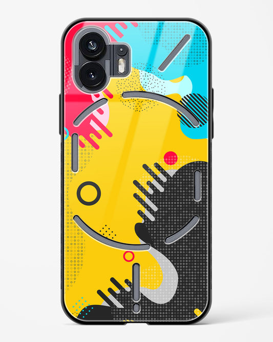 Boho Abstract - Nothing Phone 2 Glass Gripper Case