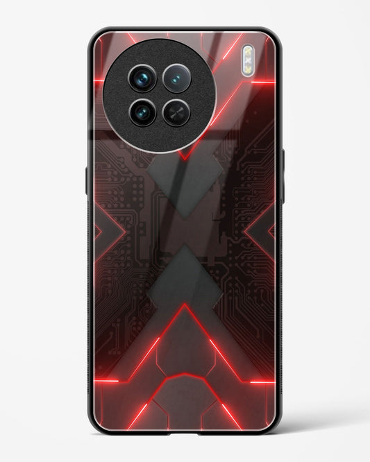 Red Horizon - Vivo X90 Glass Gripper Case