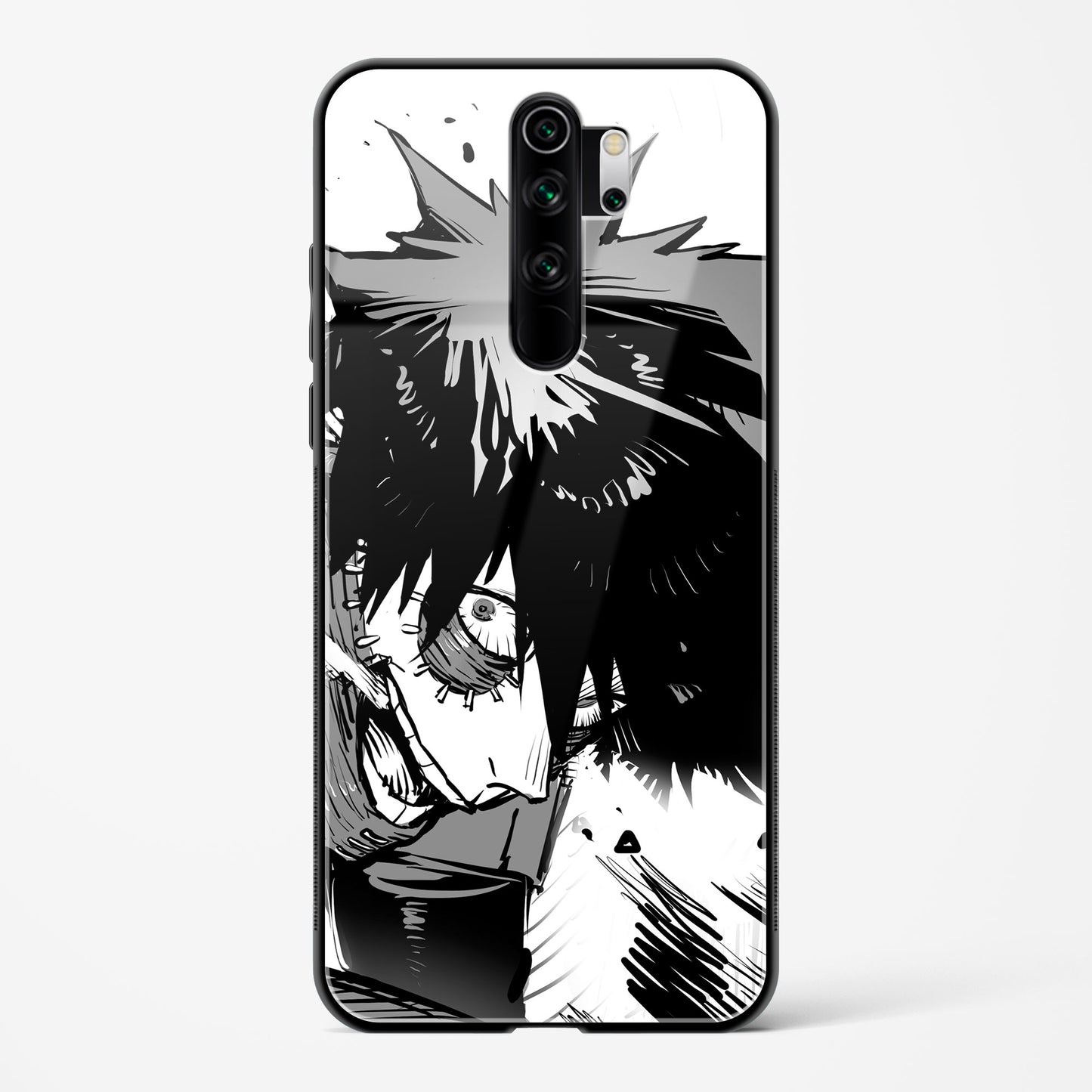 Ashen Intruder - Redmi Note 8 Pro Glass Gripper Case