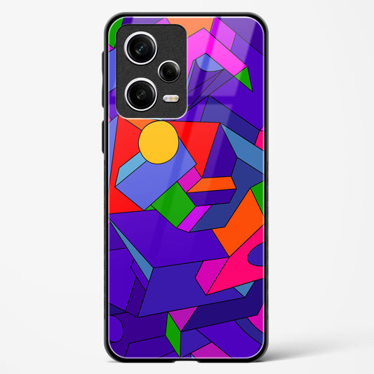 Geometric Chroma  - Redmi Note 12 5G Glass Gripper Case