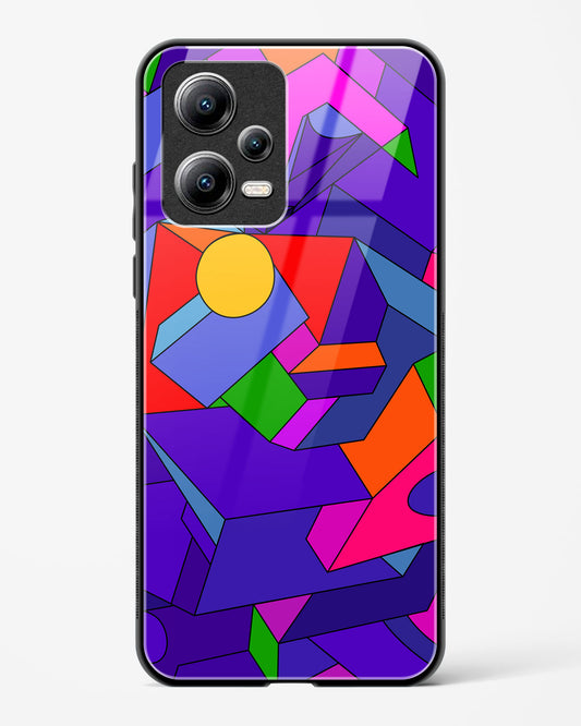 Geometric Chroma - POCO X5 5G Glass Gripper Case