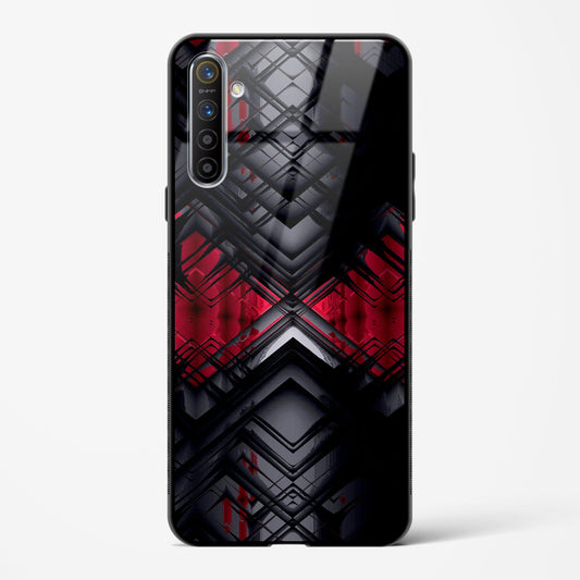 Red Eclipse - Oppo K5 Glass Gripper Case