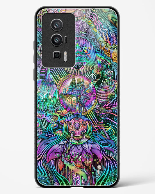 Trippy Galaxy - Redmi K60 Glass Gripper Case