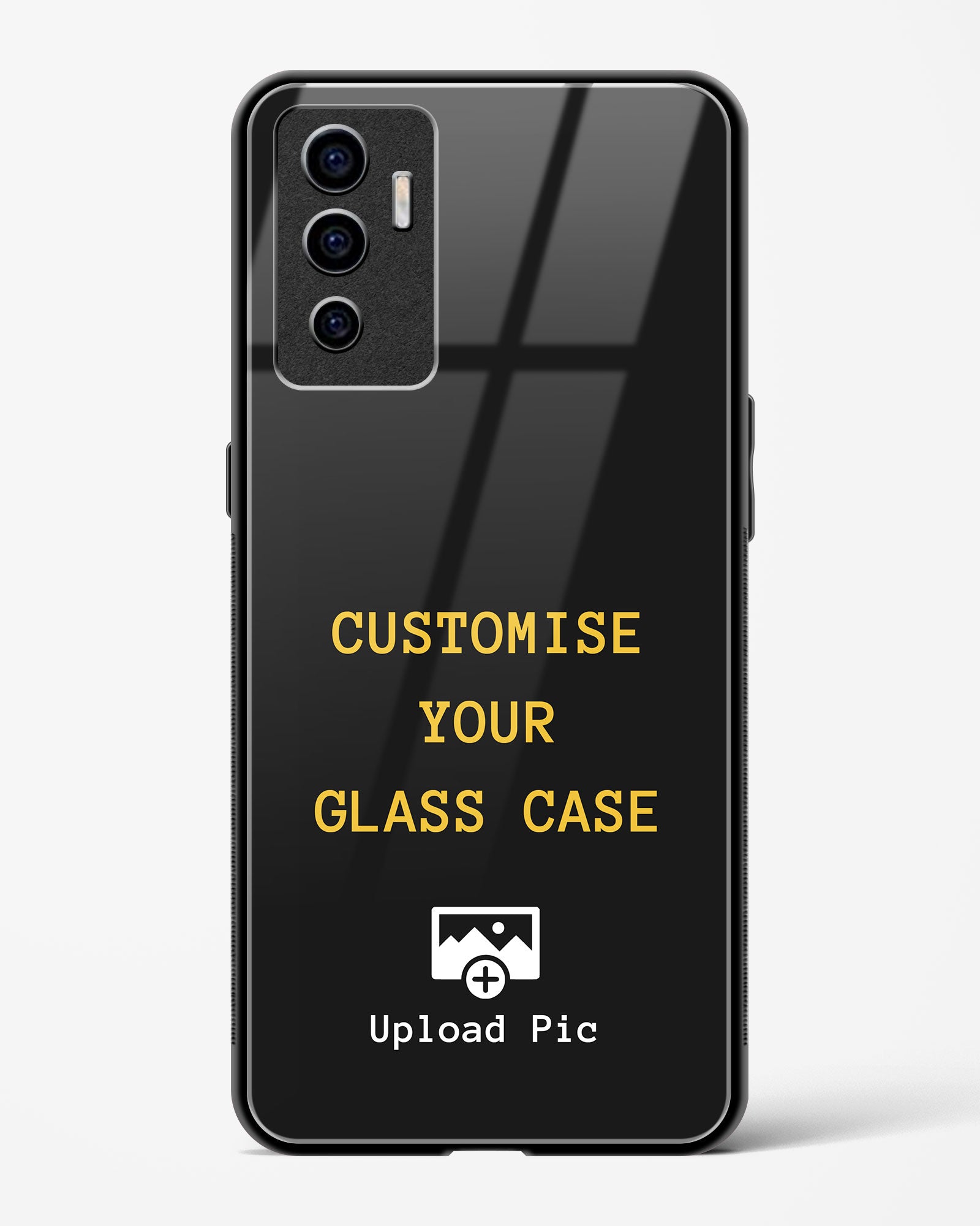 Customizable - Vivo V23e 5G Glass Gripper Case