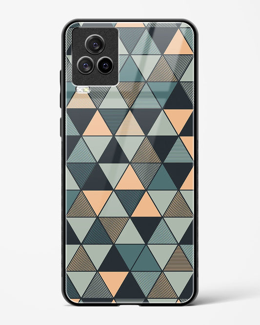 Triangle Mosaic - Vivo iQOO7 Legend 5G Glass Gripper Case