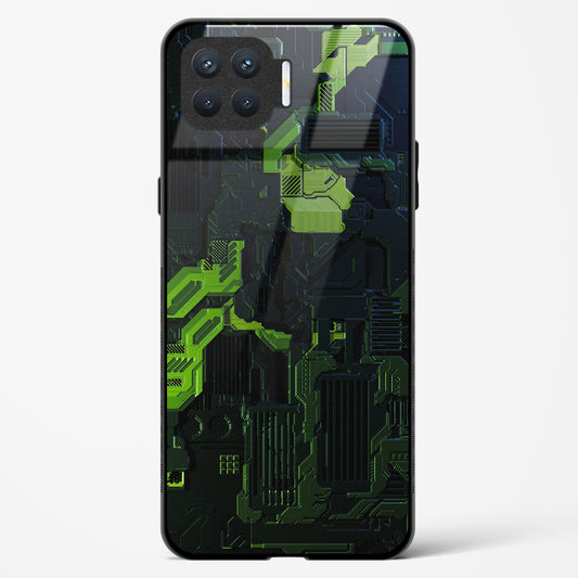 Shadowed Jade - Oppo Reno 4 Lite Glass Gripper Case