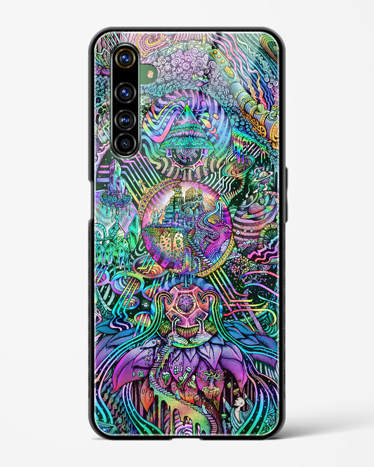 Trippy Galaxy - Realme X50 Pro Glass Gripper Case