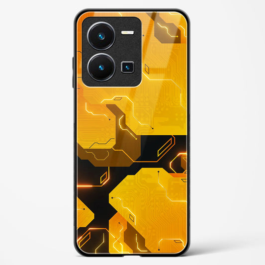 Solar Flare - Vivo Y35 Glass Gripper Case