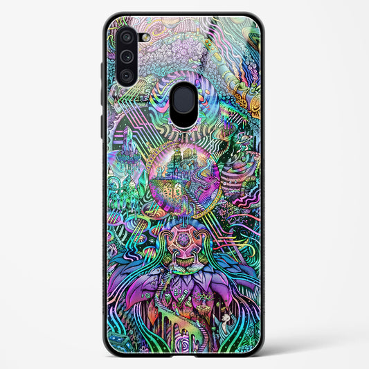 Trippy Galaxy  - Samsung Galaxy A11 Glass Gripper Case