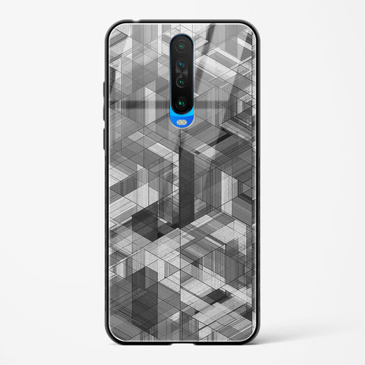 Black Diamond Grid - POCO X2 Glass Gripper Case