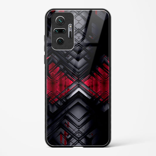 Red Eclipse - Redmi Note 10 Pro Max Glass Gripper Case