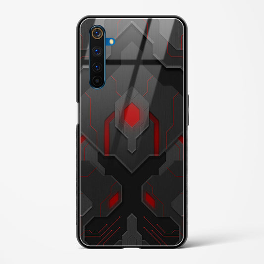 Obsidian Inferno - Realme 6 Pro Glass Gripper Case