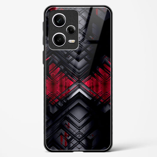 Red Eclipse - Redmi Note 12 Pro 5G Glass Gripper Case