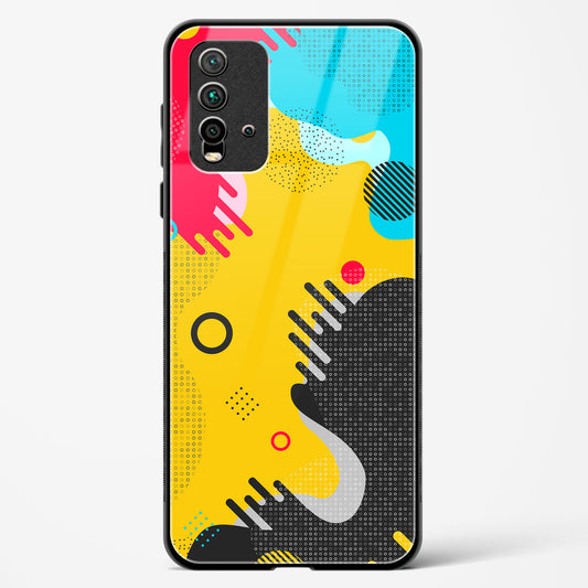 boho abstract - Redmi 9 Power Glass Gripper Case