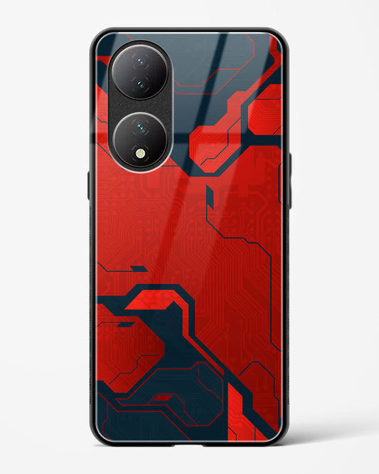 Sanguine Surge - Vivo Y100A Glass Gripper Case