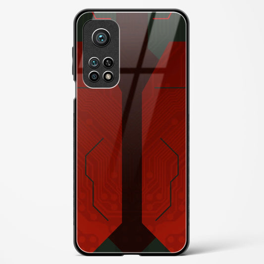 Scarlet Sentinel - Mi 10T Pro Glass Gripper Case